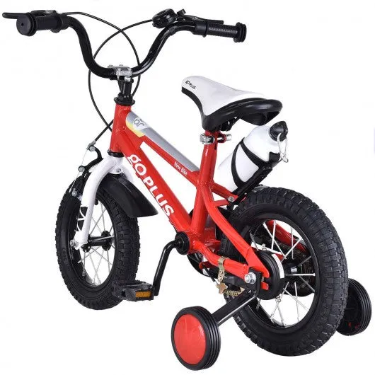 16" Children Boys & GirlsFreestyle Bicycle w/ Training Wheels-Red