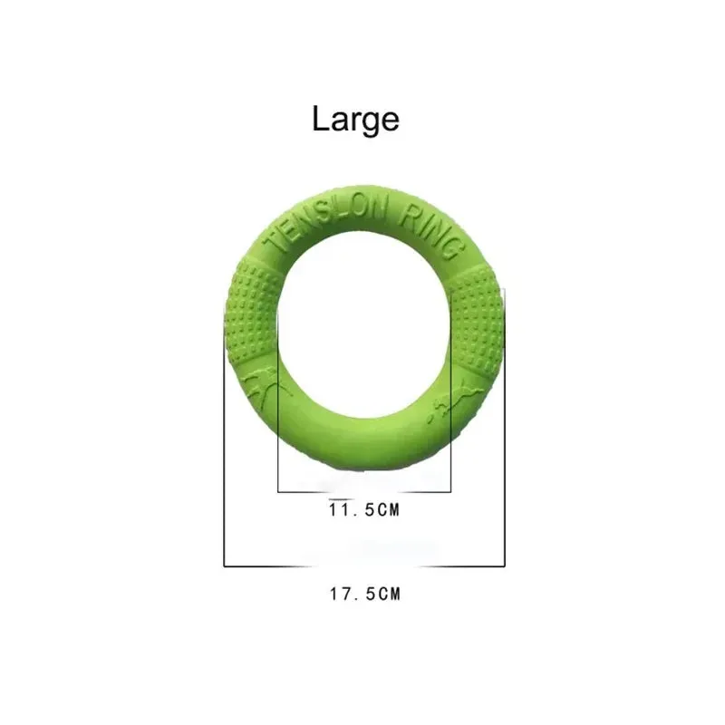 Durable Floating Dog Ring Toy – Anti-Bite EVA Chew & Fetch Ring for Outdoor Interactive Training