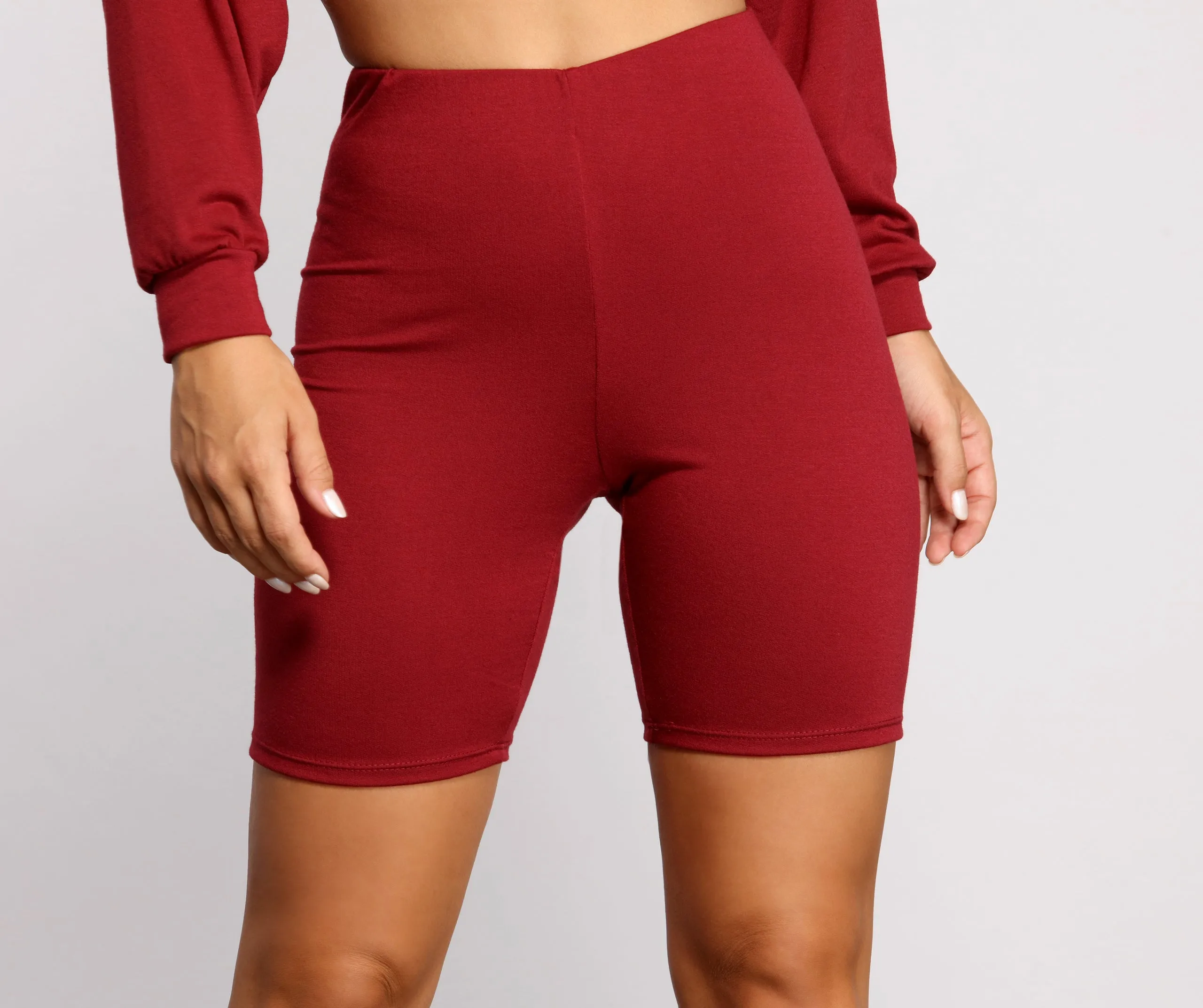 Good Vibes High Waist Biker Shorts