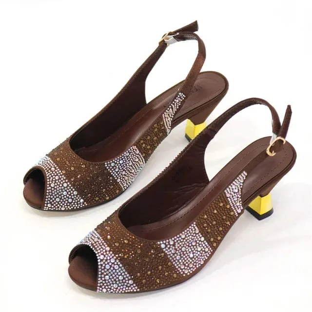 Italian Shoes With Matching Clutch Bag Set